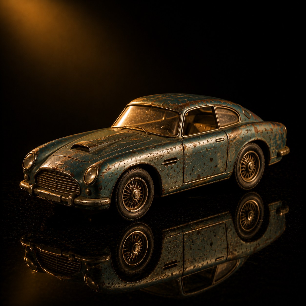 Vintage Die-Cast Collectible Toy Car — Classic Metal Vehicle | Dan River Antiques