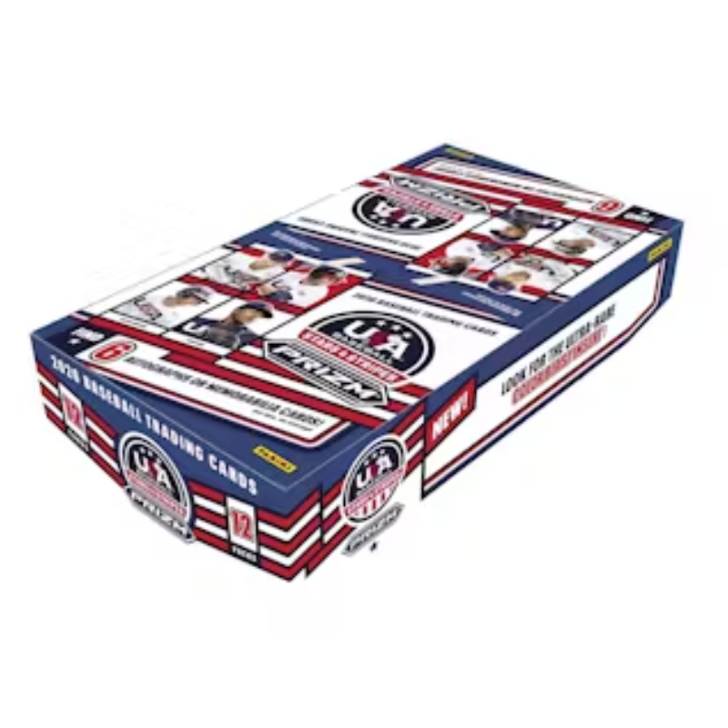 2026 Panini USA Stars &amp; Stripes Prizm Baseball Hobby 12 Box Case
